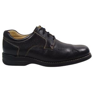 Johnston & Murphy Men’s Shuler Bicycle Full-Grain Black Leather Shoes Size 8.5M
